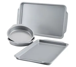 Farberware Nonstick Bakeware Set, 4-Piece, Gray