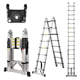 A Telescoping Ladder a Frame