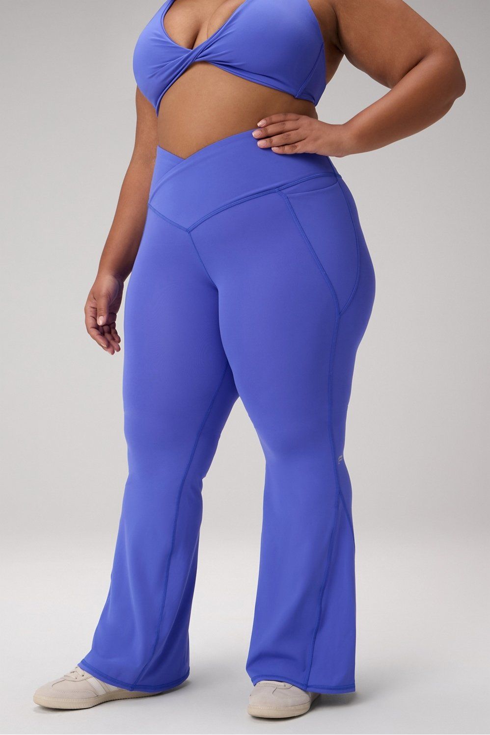 fabletics, Oasis Pureluxe High-Waisted Crossover Flare