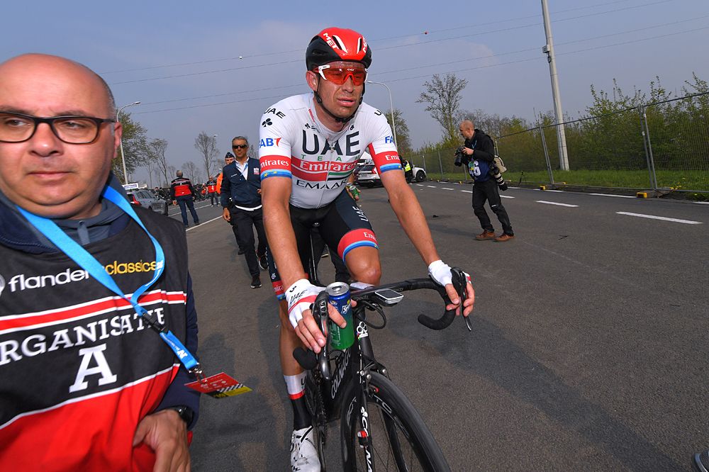 Alexander Kristoff (UAE) finished third at the Tour of Flanders