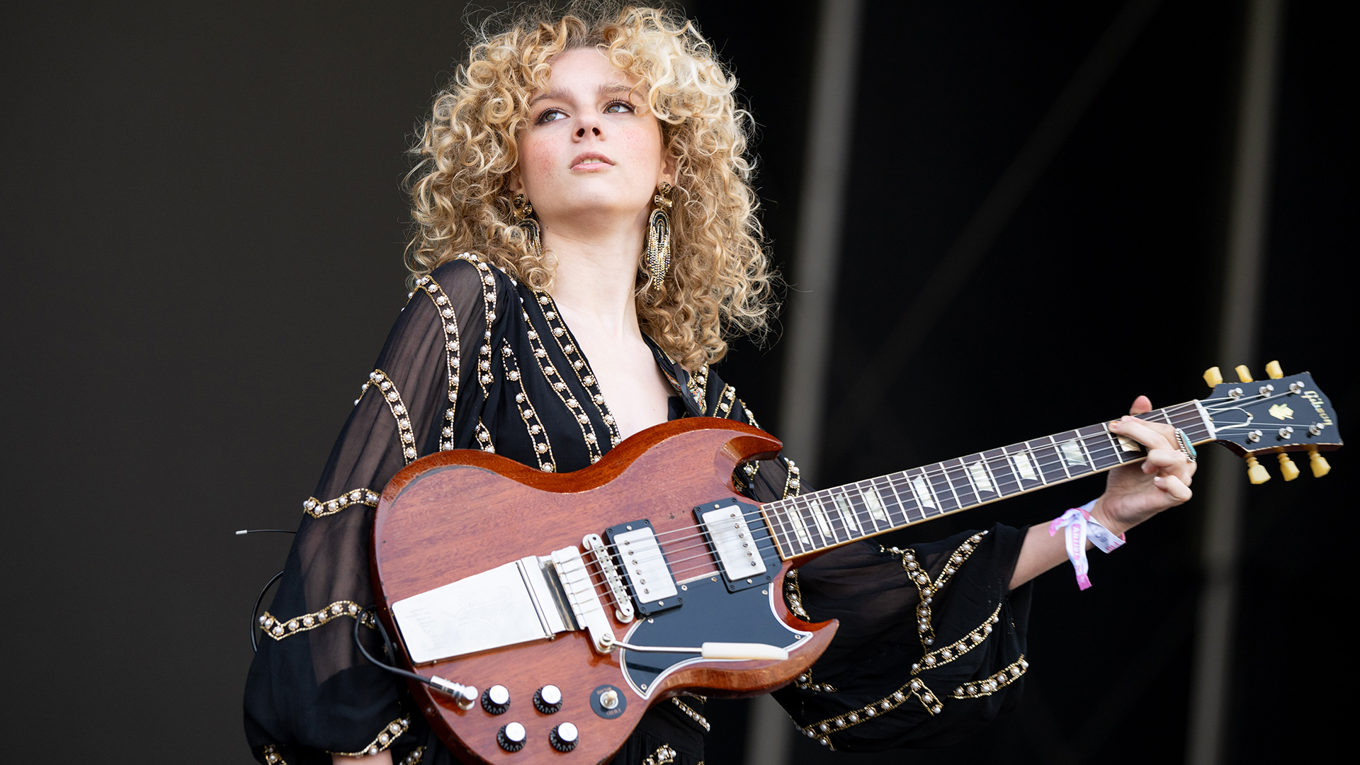 Grace Bowers performs on Day 1 of BottleRock Napa Valley at Napa Valley Expo on May 24, 2024 in Napa, California.