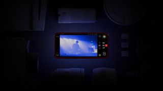 Kino video camera app on iPhone