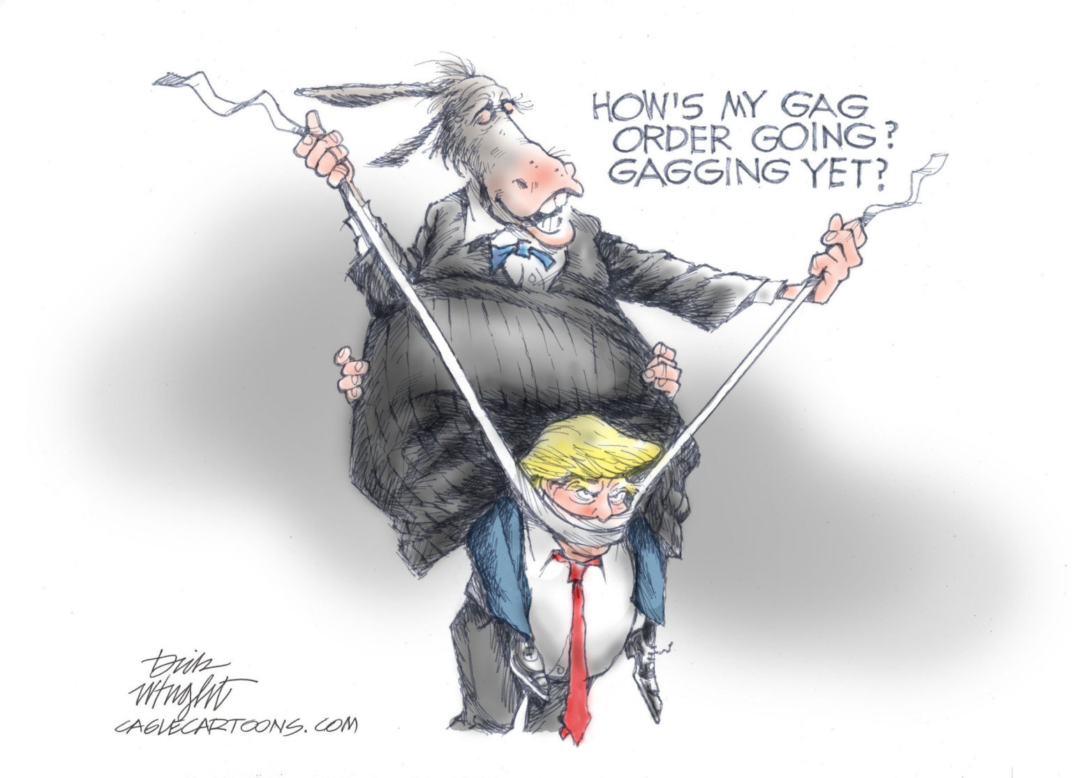 5 gag-filled cartoons about Donald Trump’s gag order | The Week