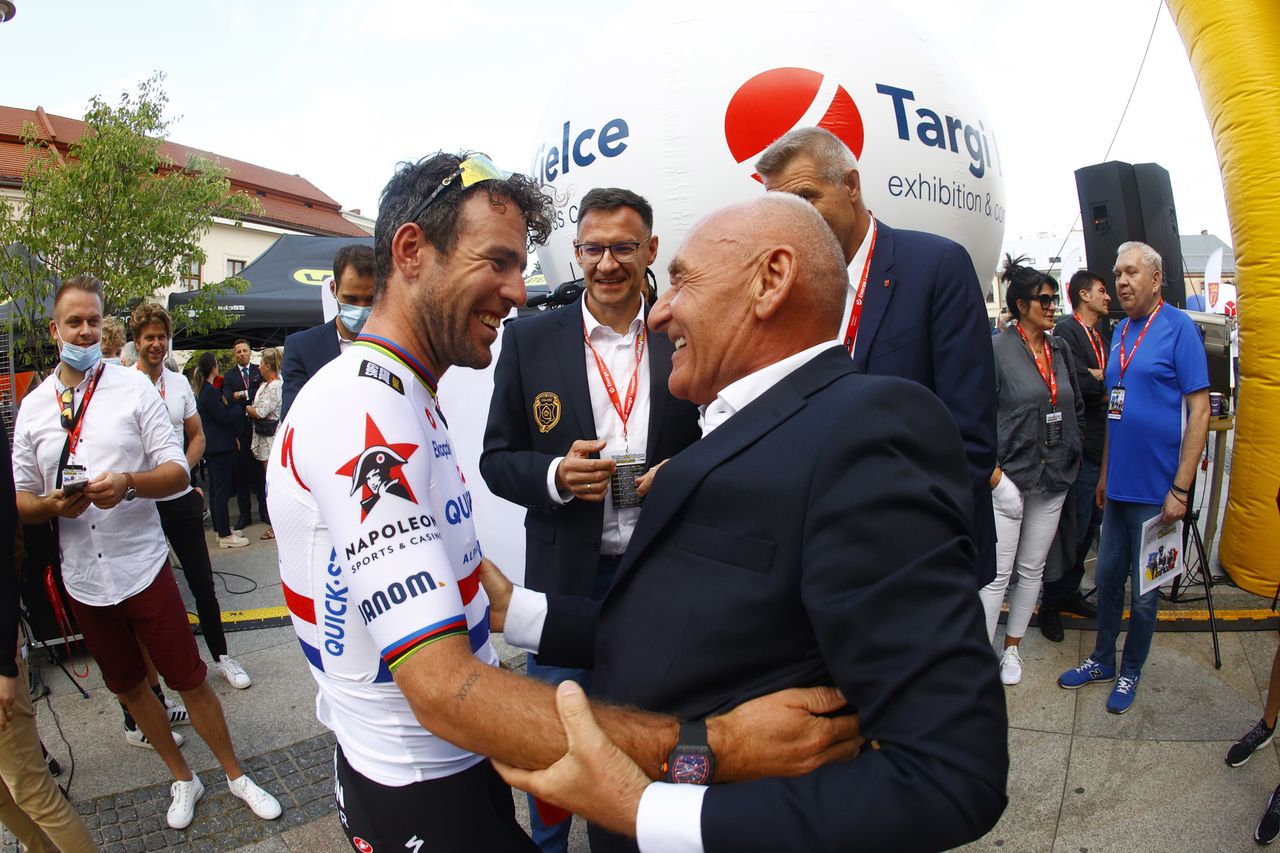 Tour de Pologne 2022 79th Edition Kielce Team Presentation 29072022 Mark Cavendish GBR QuickStep Alpha Vinyl Team Czeslaw Lang photo Ilario BiondiBettiniPhoto2021