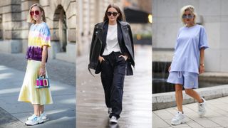 How to style oversized t-shirts with trainers