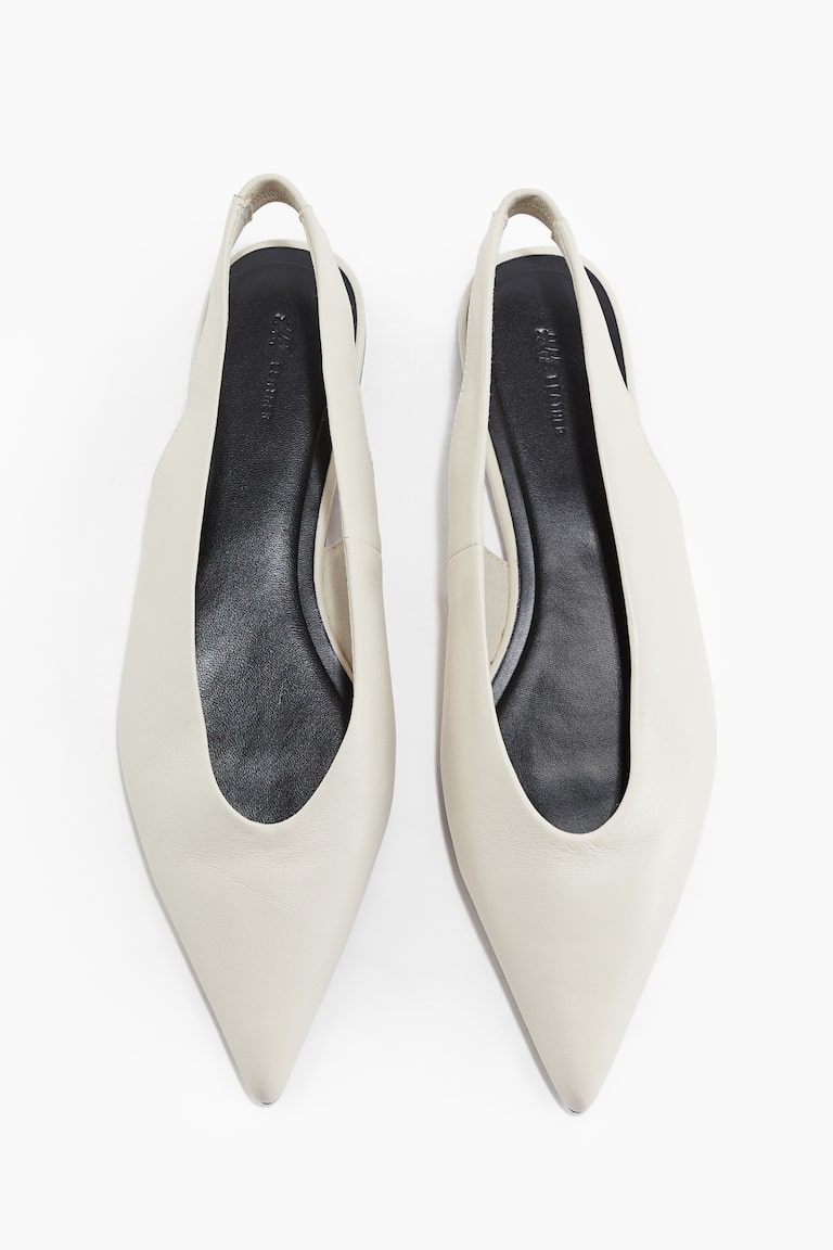 Leather Slingbacks