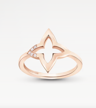 Louis Vuitton Ombre Blossom Ring, Pink Gold and Diamonds