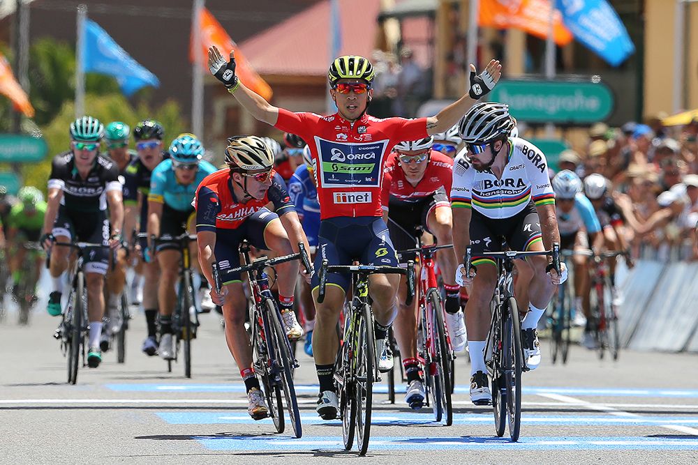 Caleb Ewan wins stage 3 at the Tour Down Under