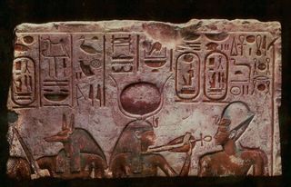 A stone stela featuring the pharaoh Seti I, alongside two ancient Egyptian deities, Hathor and Wepwaet, was finally returned to Egypt.