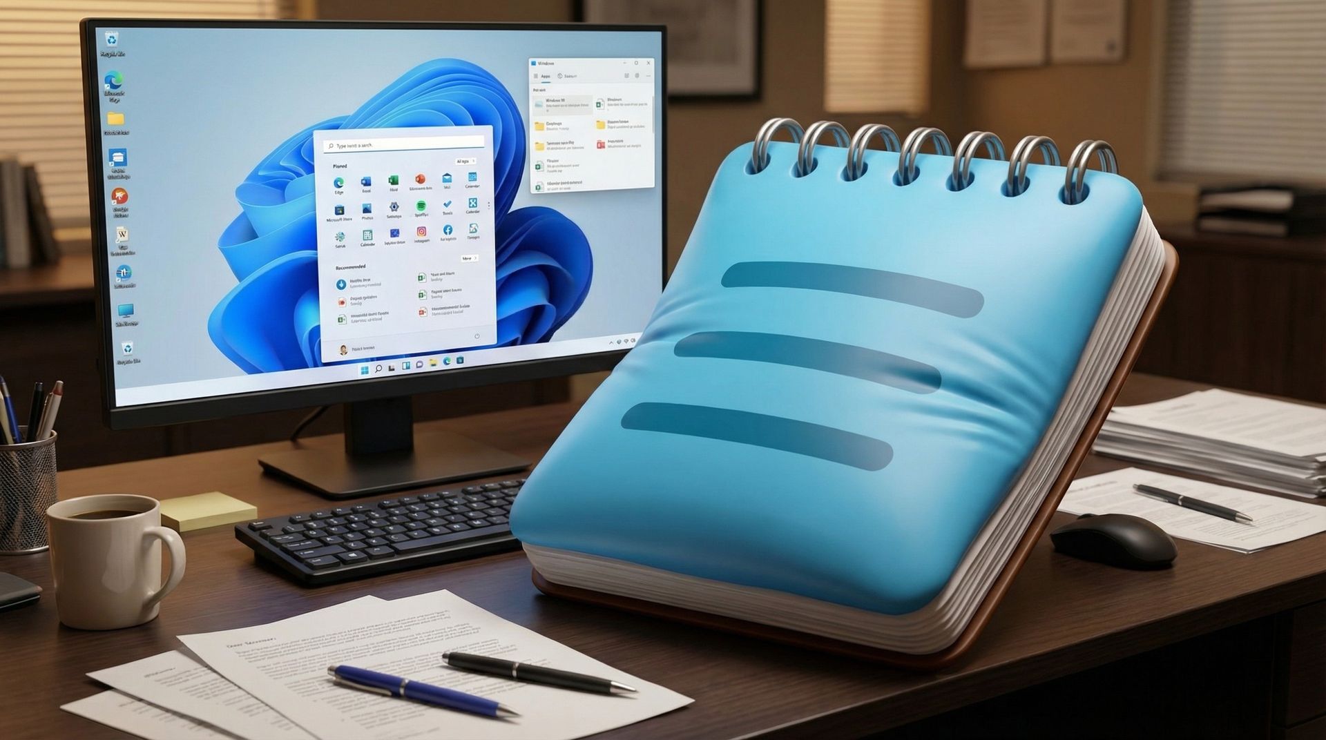 Legacy Windows Notepad revived with modern features | Windows Central