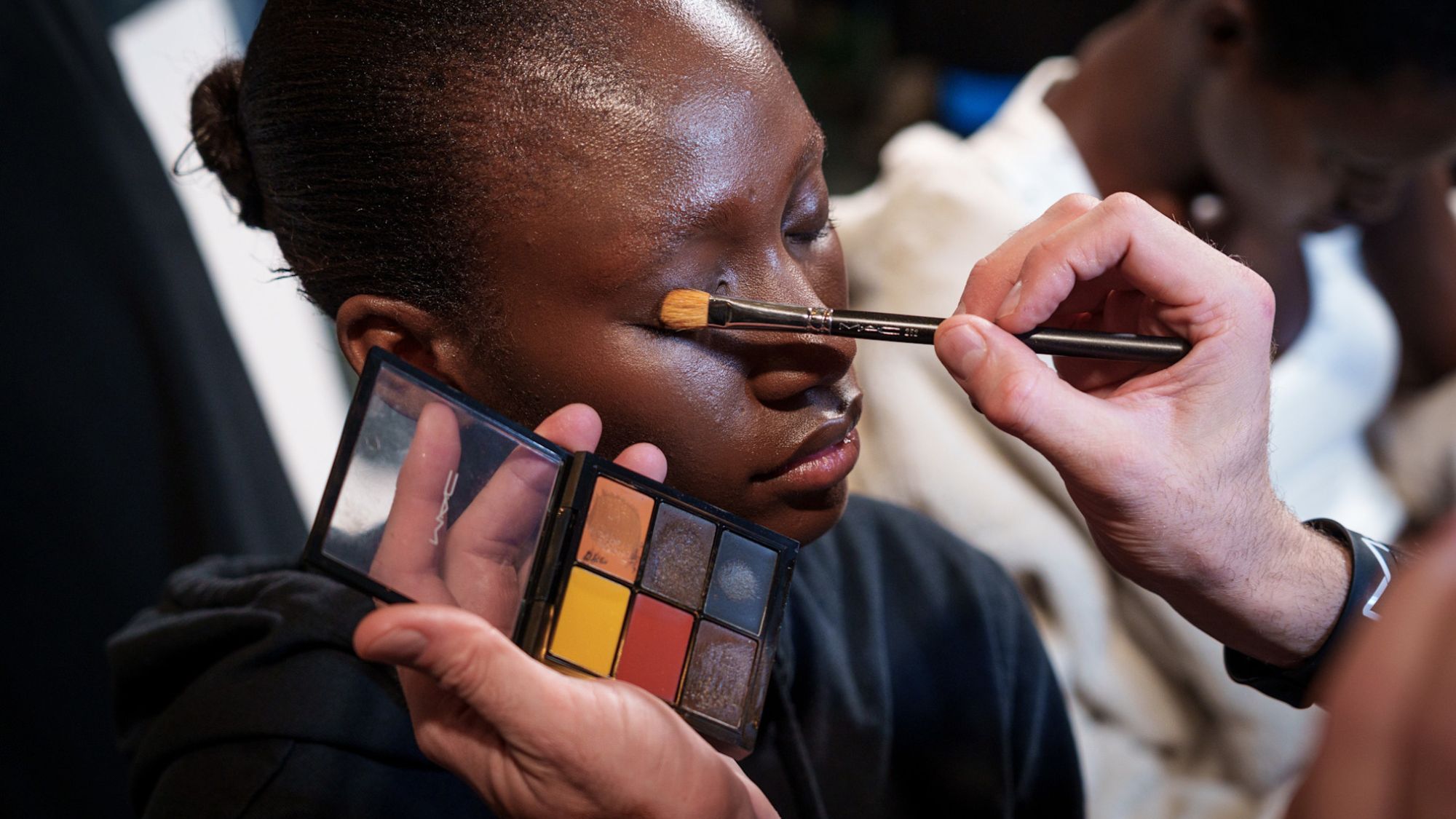 Ahluwalia backstage spring/summer 2026.