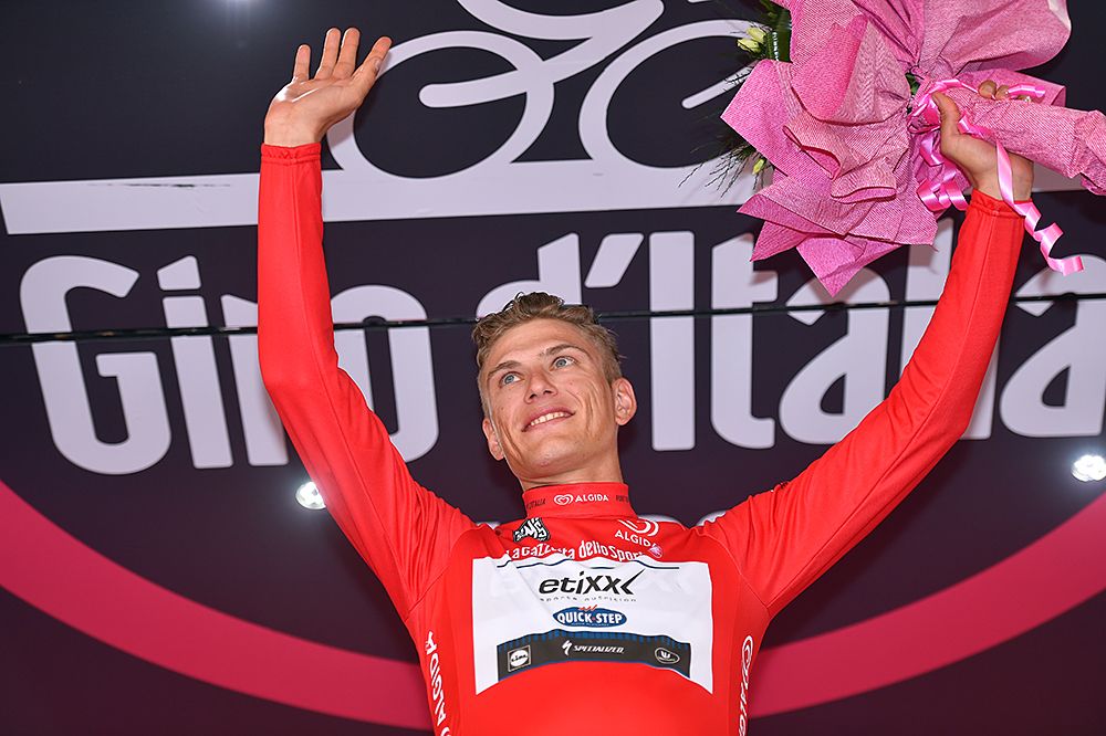 Marcel Kittel (Etixx-QuickStep) in the points jersey