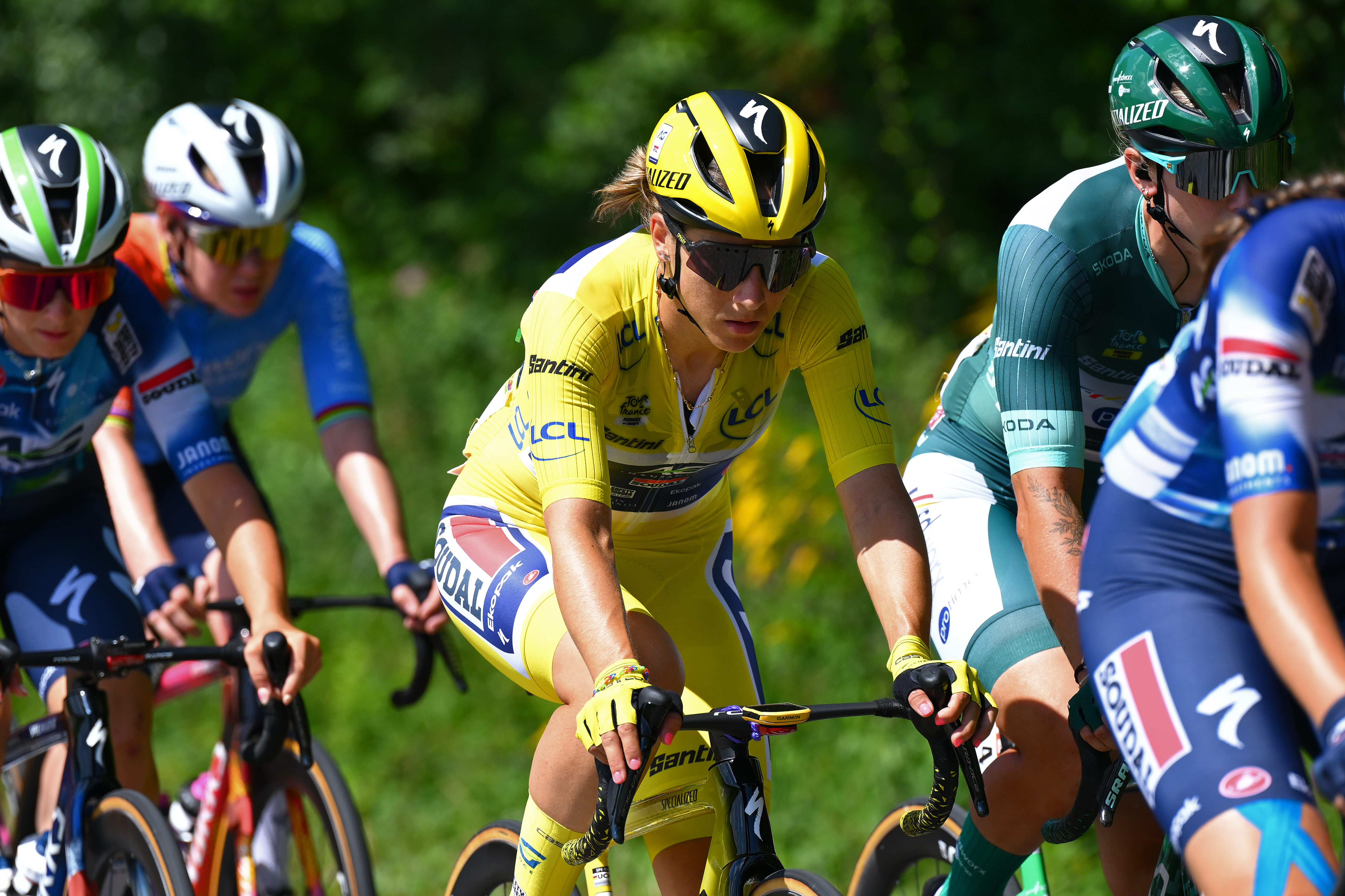 Kim Le Court at the Tour de France Femmes