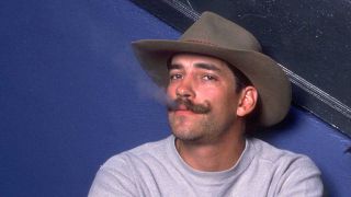 Greg Norton wearing a cowboy hat