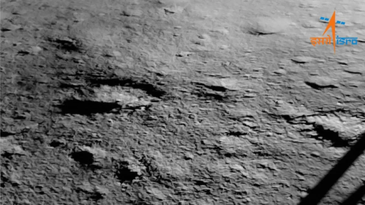 India: Chandrayaan-3's first image of the moon