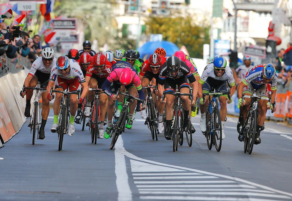 The sprint for Milan-San Remo