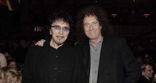 Tony Iommi and Brian May pictured together in 2006.