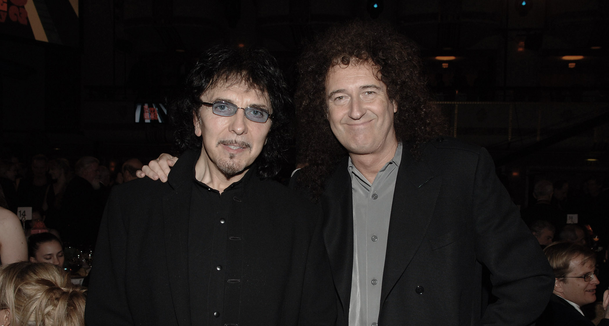Tony Iommi and Brian May pictured together in 2006.