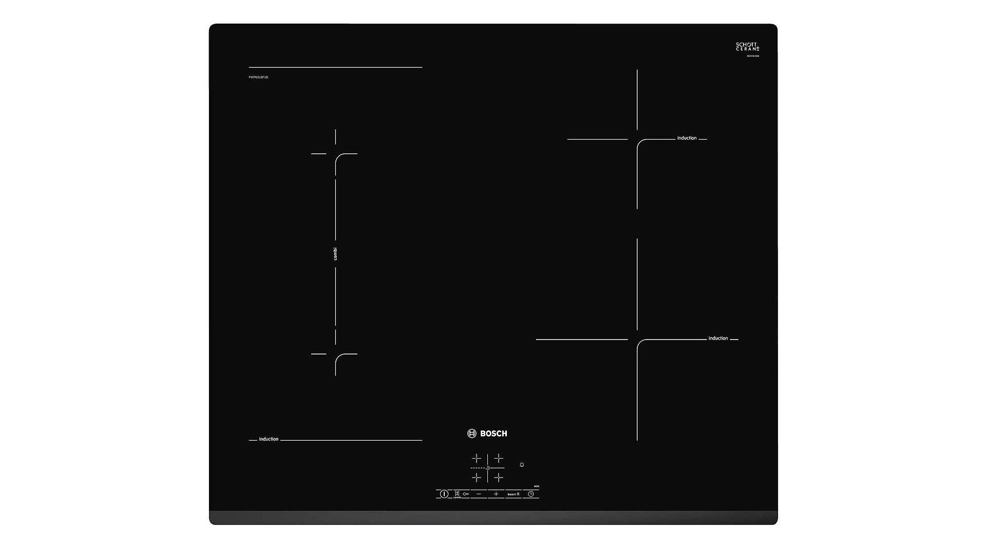 cea mai bună plită cu inducție: Bosch Serie 4 pwp631bf1b