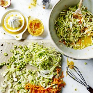 Jamie Oliver's Sweetheart Slaw with Passion Fruit Dressing