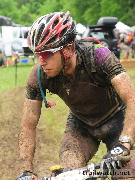 Jeremiah Bishop (Mona Vie/Cannondale) shown here winning the Dirt, Sweat, n' Gears race earlier this season.