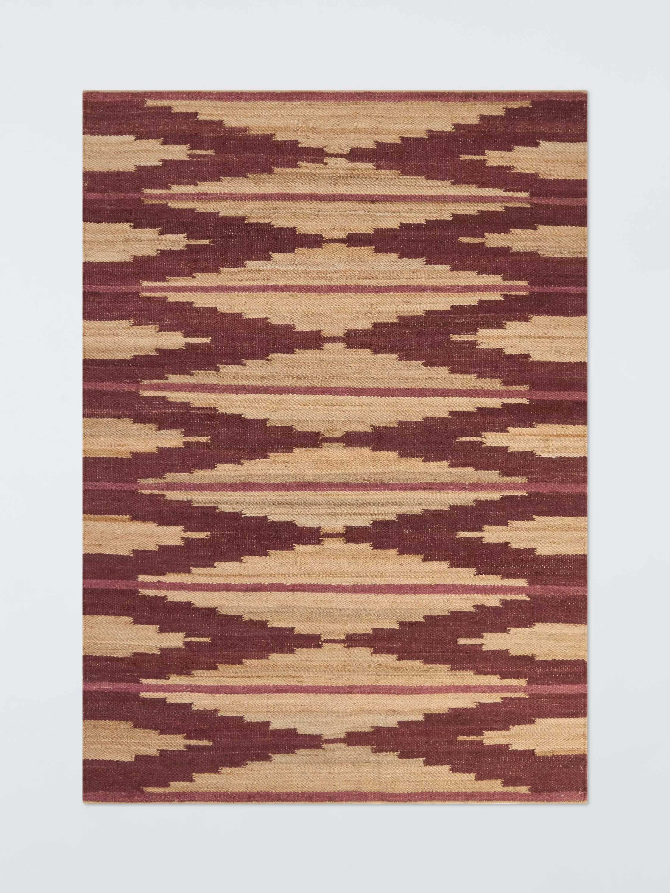 John Lewis Paz Hand Woven Pure Jute Rug, Umber/burnt Clay