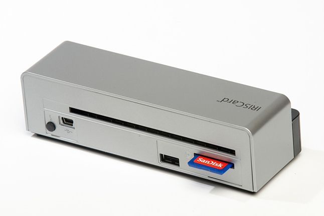 The ports on the back of the IrisCard Anywhere 4
