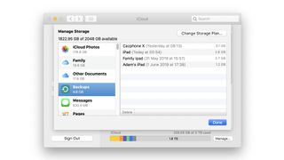 Changer la façon dont iCloud sauvegarde vos données peut faire une énorme différence sur la quantité de stockage que vous utilisez (Crédit image: Apple)