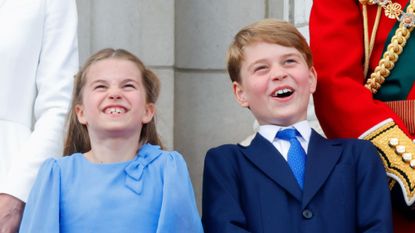 Prince George and Princess Charlotte attend Trooping the Colour