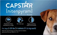 CAPSTAR (nitenpyram) Oral Flea Treatment for Small Dogs (2-25 lbs)
RRP: $40.99 | Now: $36.99 (6 doses)| Save: $4.00 (10%)