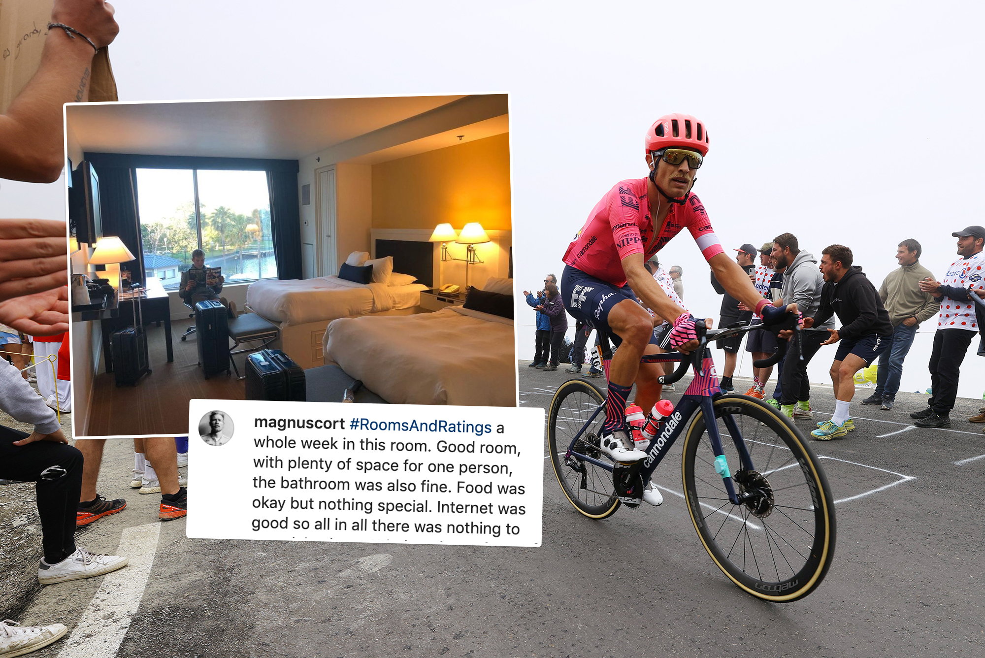 Wreck head teacher conductor Magnus Cort's Instagram hotel reviews are the comedic content you didn't  realise you needed | Cycling Weekly