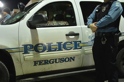 A Ferguson police car.