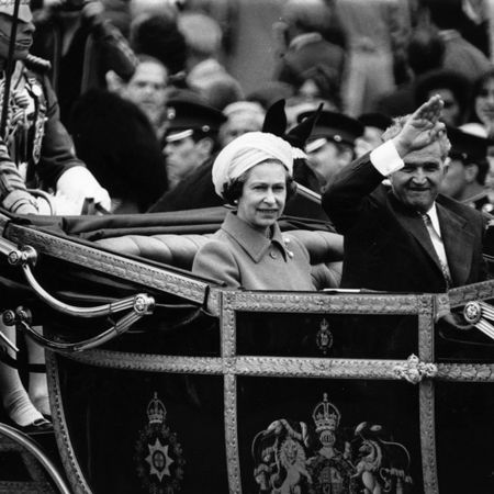 13th june 1978 romanian dictator nicolae ceausescu rides in the state carriage with queen elizabeth ii on his official visit to britain photo by central pressgetty images