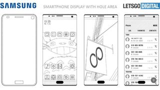 This could be the shape of a future Samsung phone. Credit: WIPO/LetsGoDigital