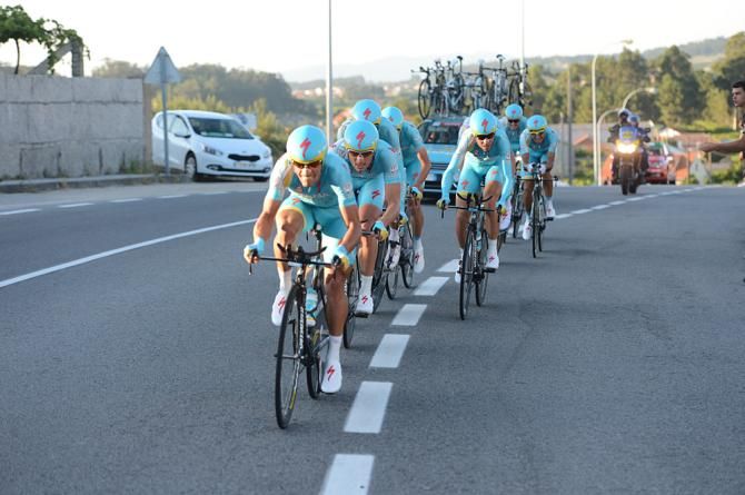 Astana was well-drilled, keeping most of the team together.