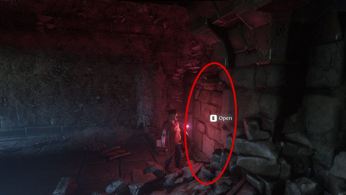 The Temple Ruin secret entrance for the Flame Pact set of Twitch Drops