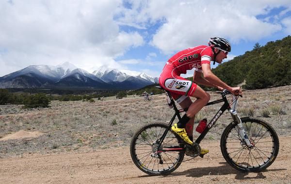 Braden Kappius (Team Cliff Bar) on a short climb.