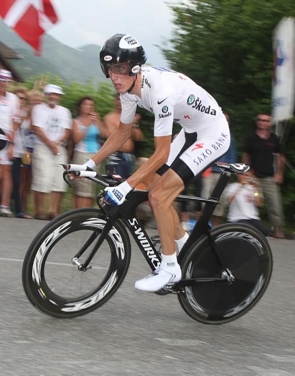 Andy Schleck (Saxo Bank) put in one of the best time trials of his life.