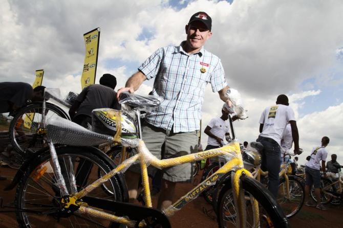 Trek's Scott Daubert was on hand to help