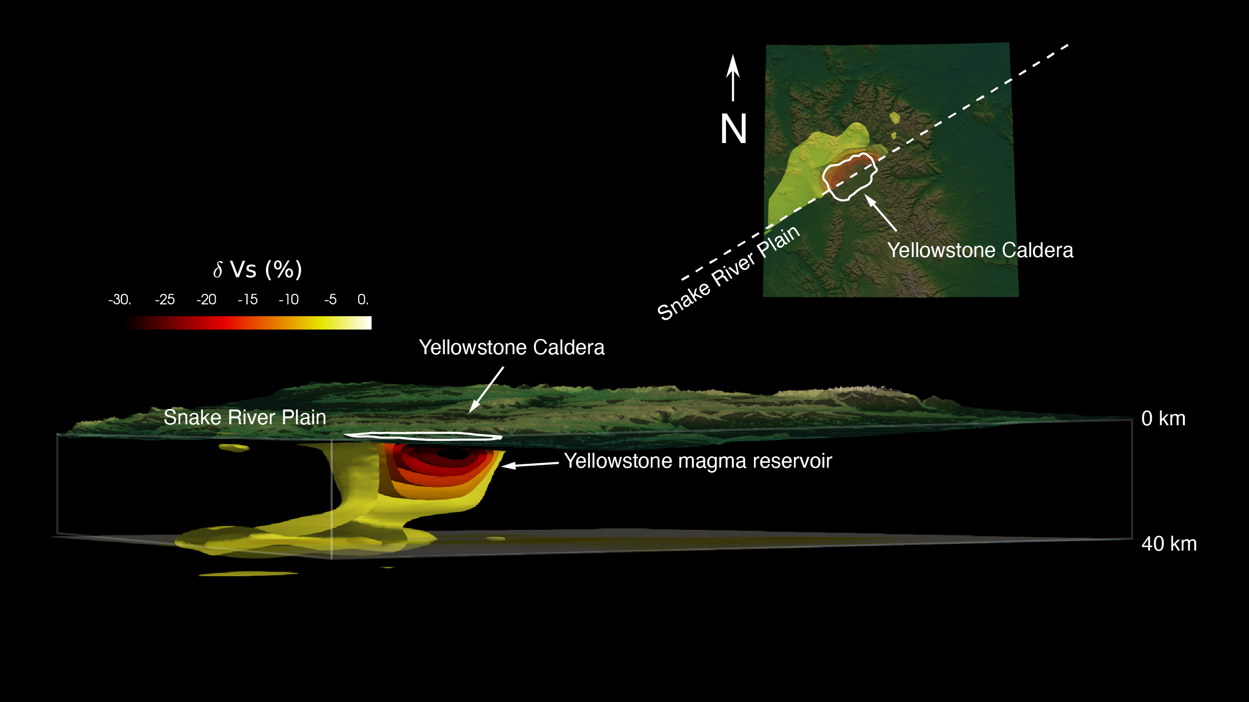 Yellowstone supervolcano magma chamber has far more melted rock than