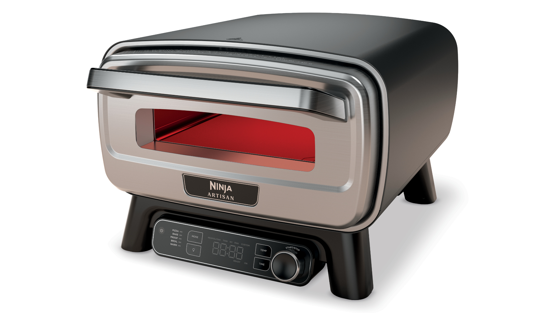 Ninja Artisan Electric Pizza Oven & Air Fryer on white background