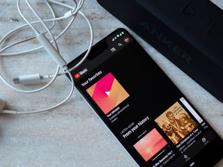 YouTube Music on a Pixel 3 XL