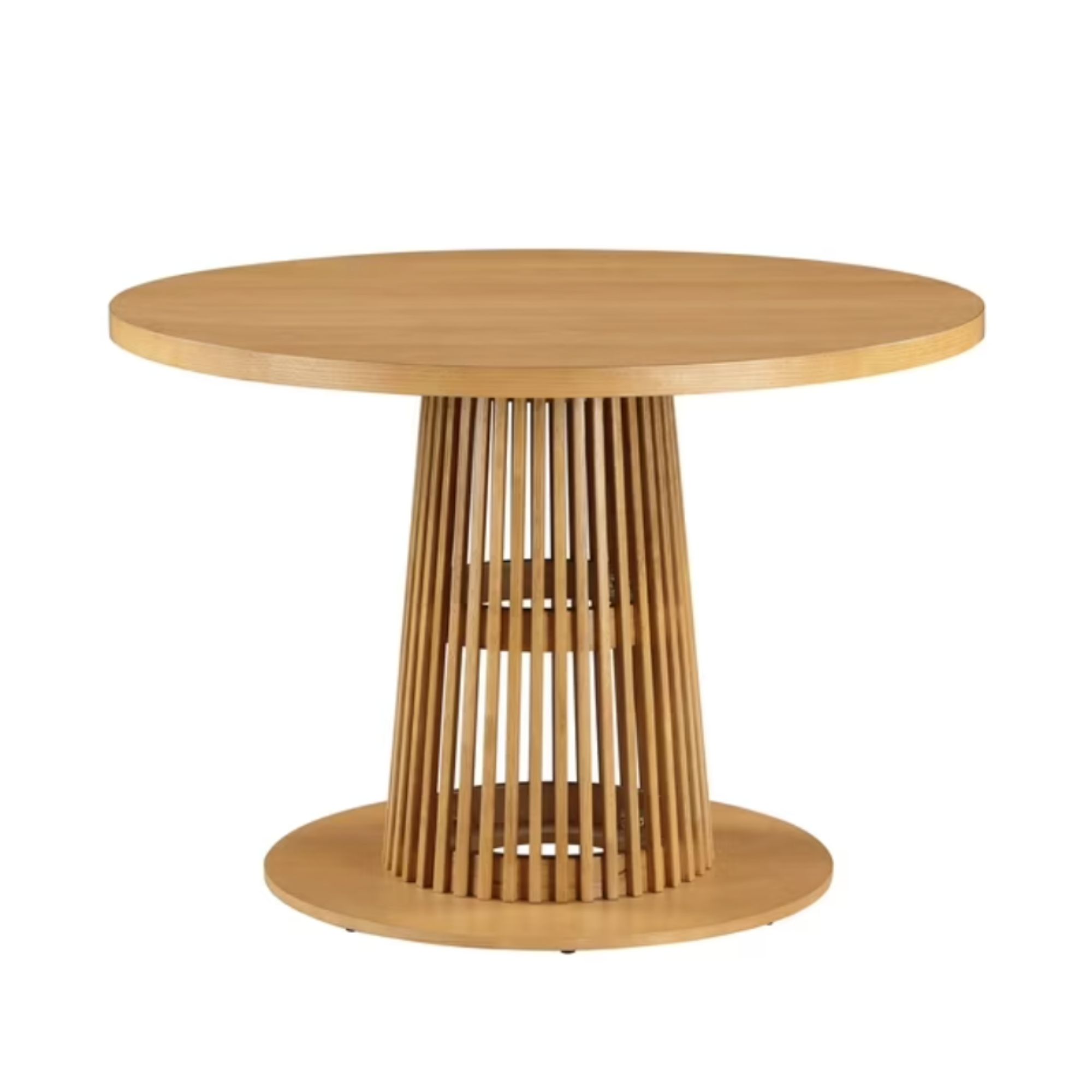 Nice from Drew Round Dining table, warm honey