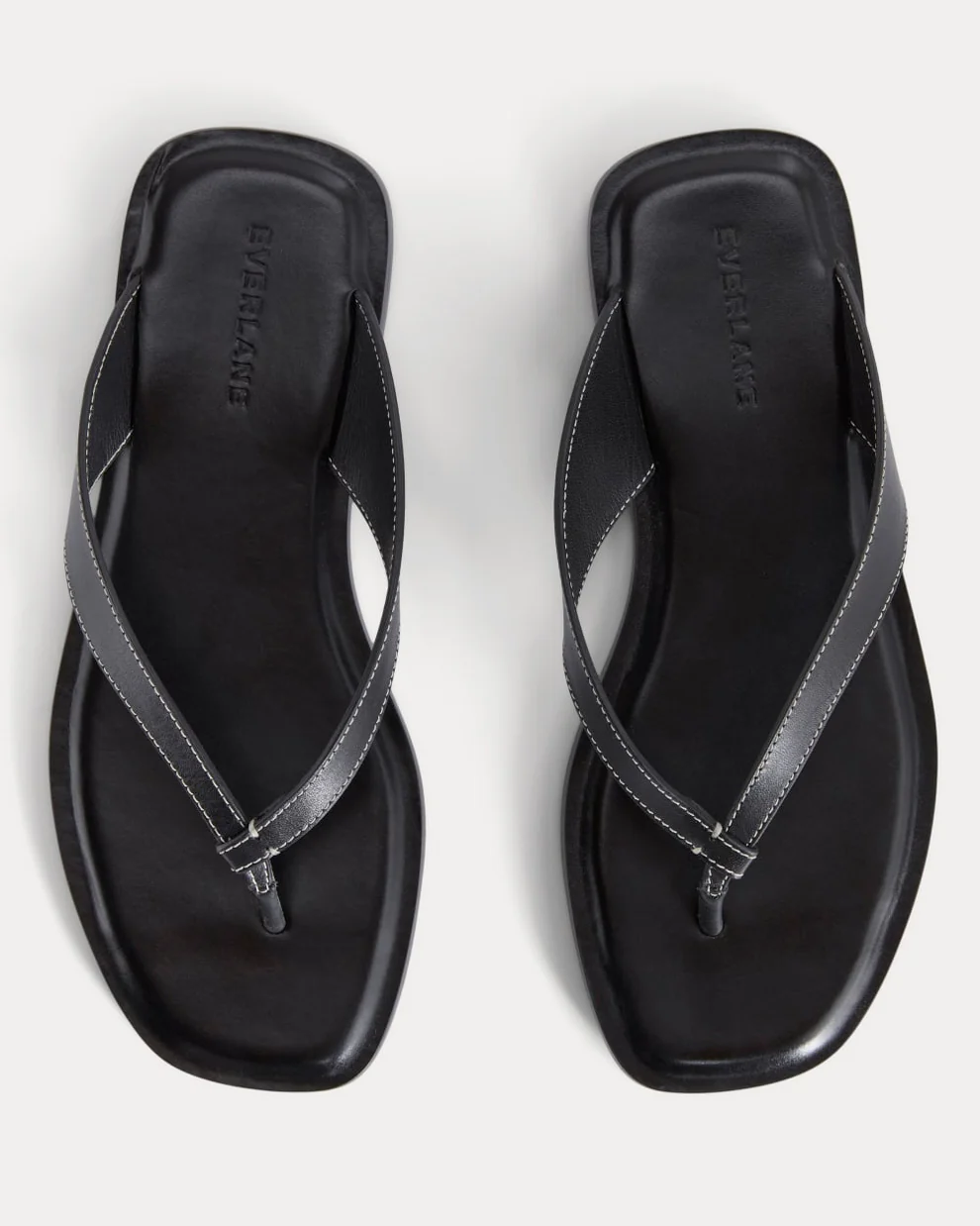 The Leather Flip Flop | Black - 5