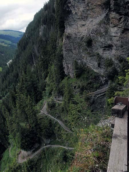 This path connected Christoph Sauser from Italy to Switzerland