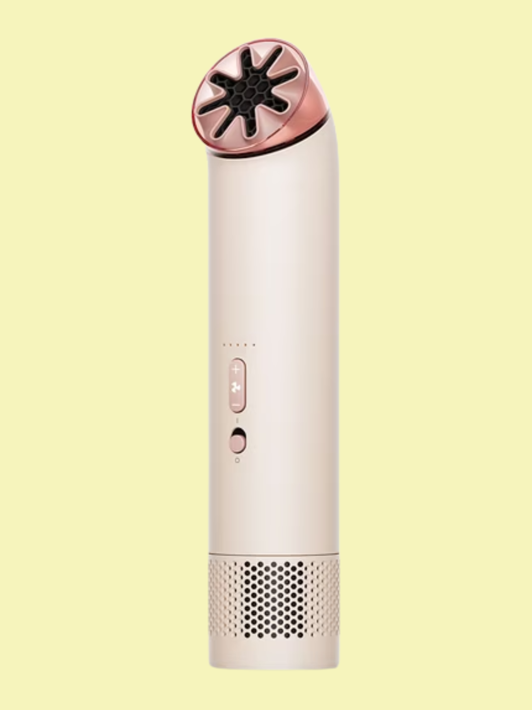 A blush mini fan from Dyson