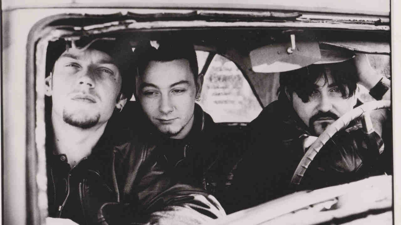 Therapy posing for a photograph in 1994