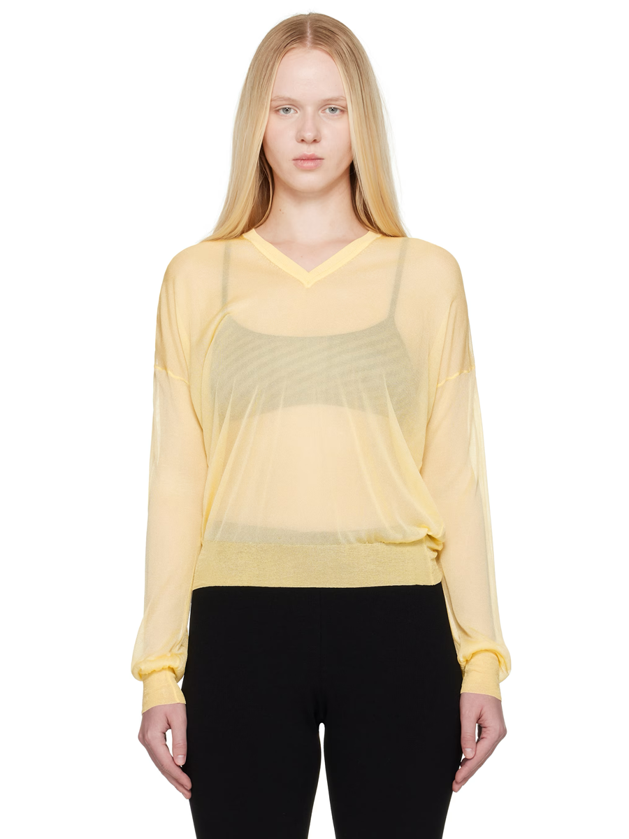 Yellow Mary Sweater