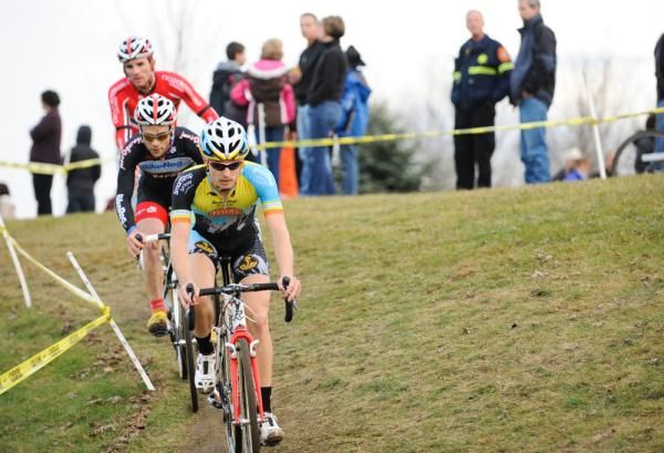 Dylan McNicholas sits at the back, biding his time.