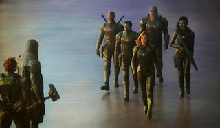 Carol Danvers with Starforce in Captain Marvel